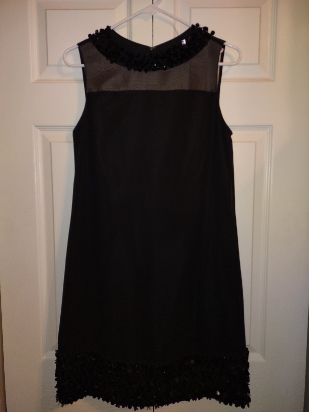 Worthington Black Sequin Sleeveless Dress